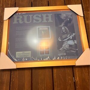 Rush Band Commemorative Framed Canadian Postage Stamps Display Brand New